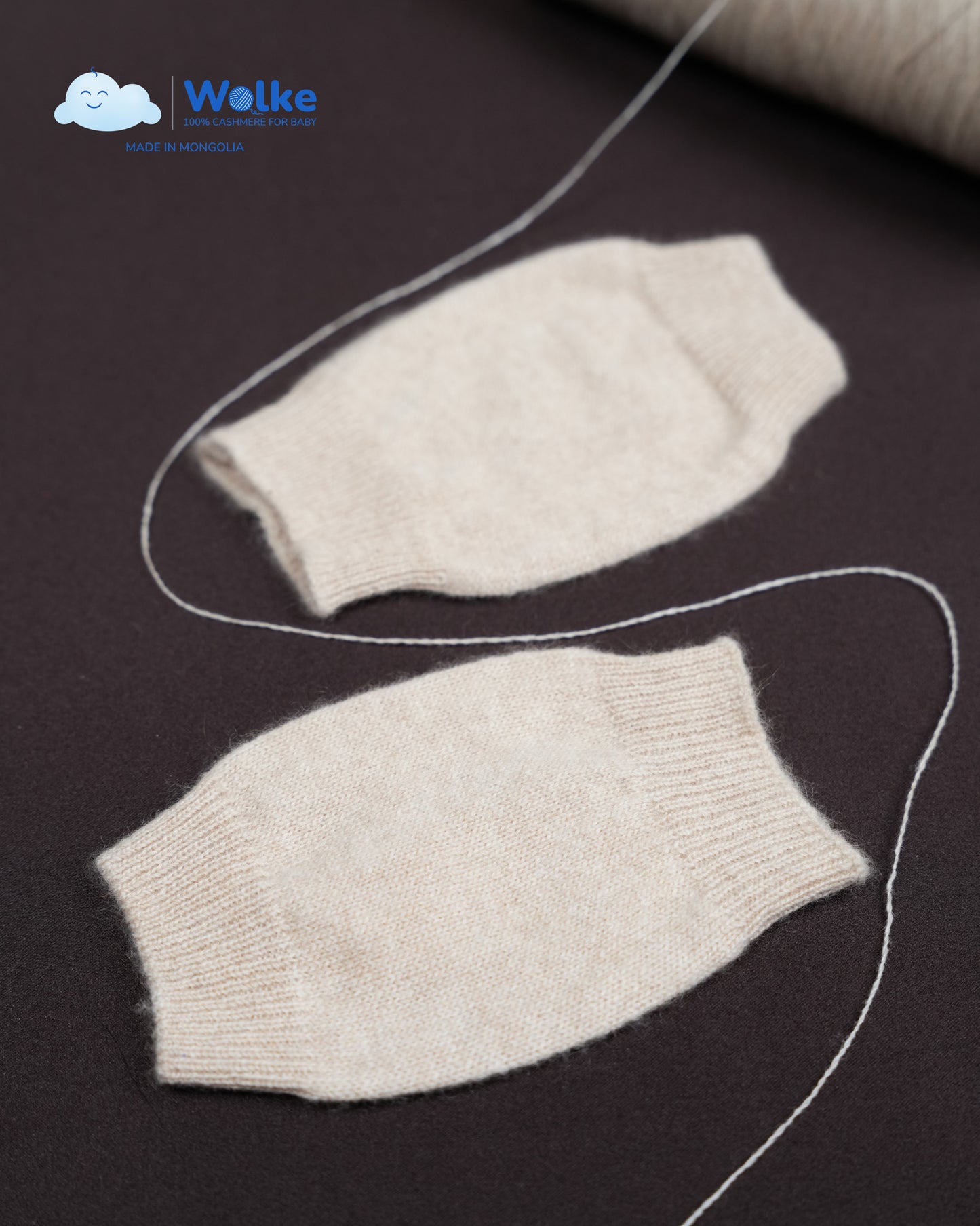 Baby Knieschutz aus 100 % Kaschmir – weich & schützend