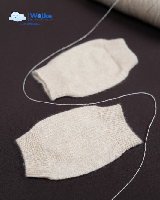 Baby Knieschutz aus 100 % Kaschmir – weich & schützend