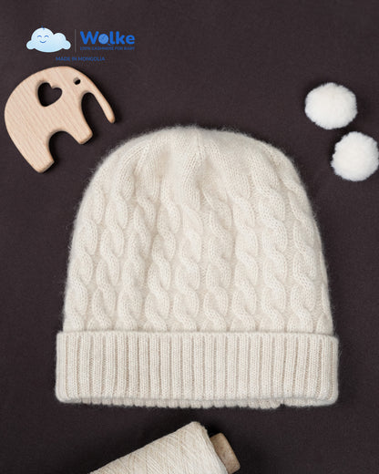 Baby Set: Hat, Scarf &amp; Gloves (Beige)