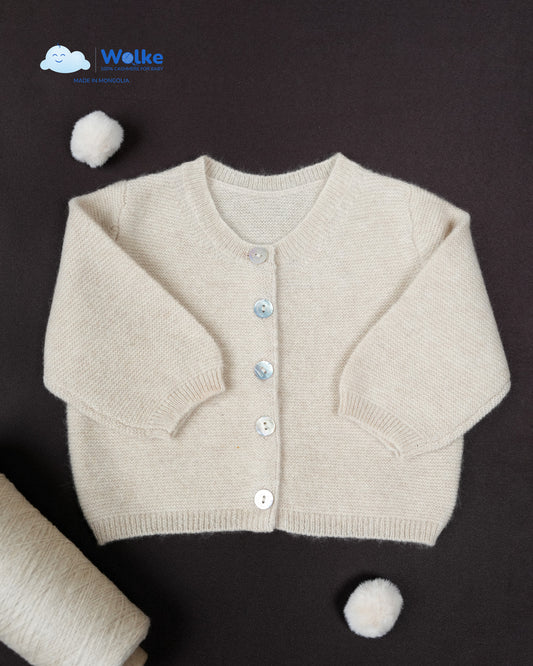 Baby cardigan made from 100% cashmere