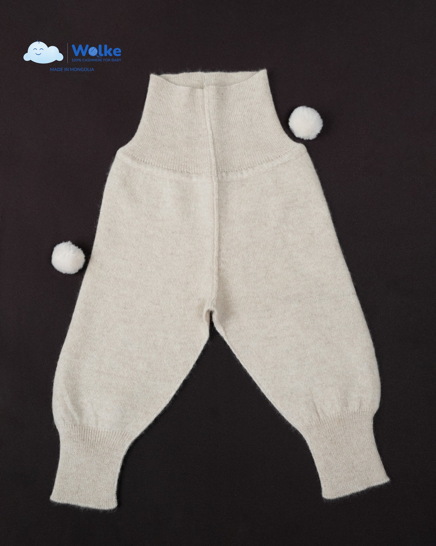 Baby trousers made from 100% cashmere