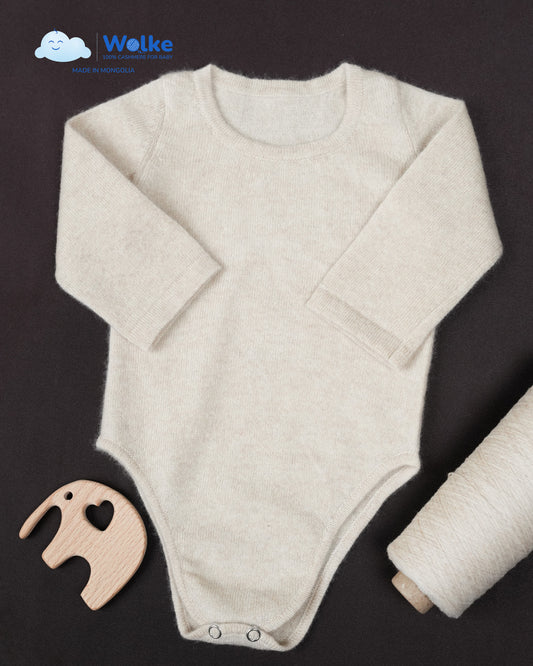 Baby Body langarm aus 100 % Kaschmir
