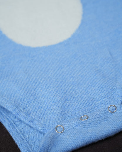 Baby Body Blau aus 100 % Kaschmir