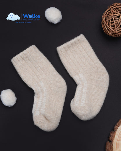 Baby-Socken aus 100 % reinem Kaschmir
